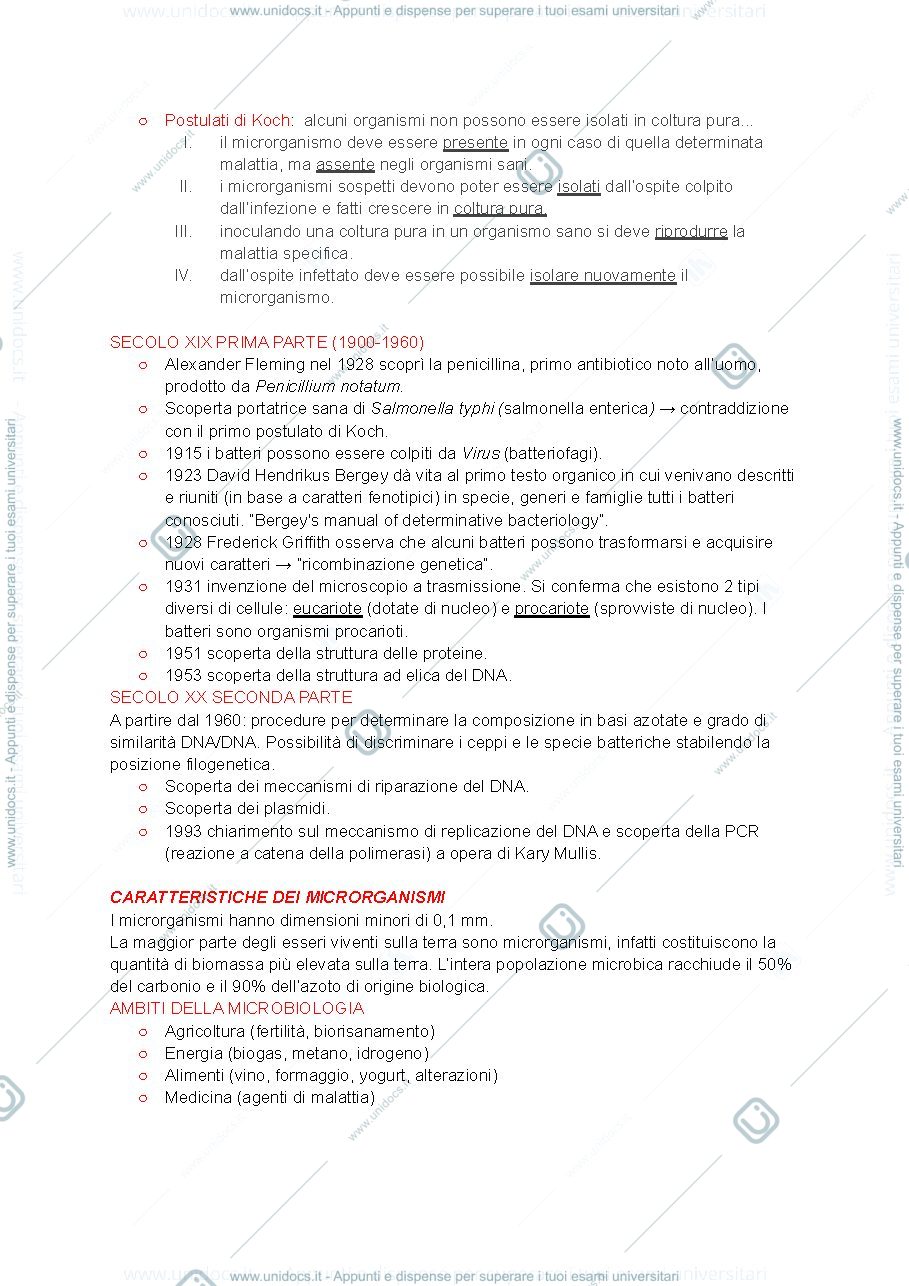 Anteprima pagina 2 — MICROBIOLOGIA AGRARIA riassunto