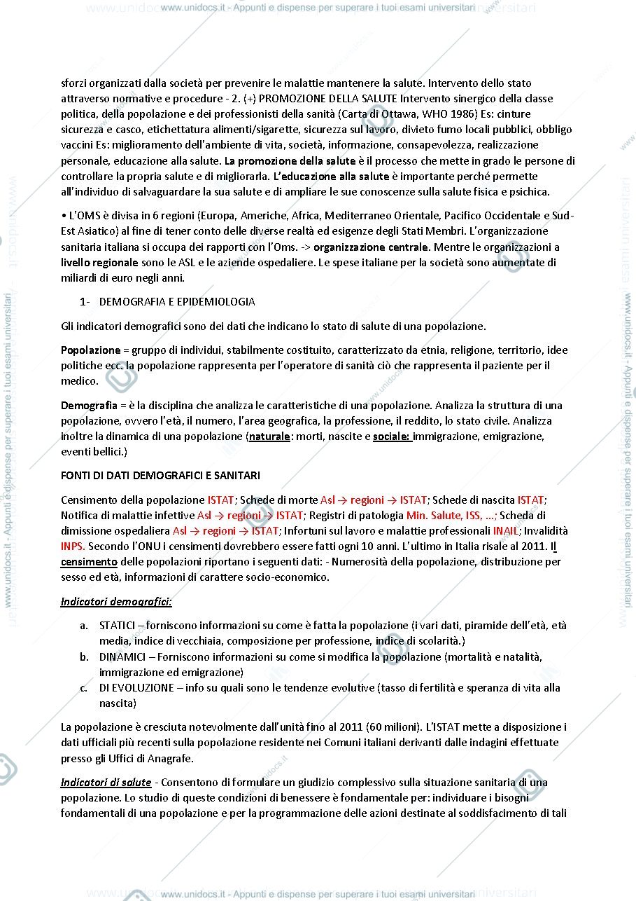 Anteprima pagina 2 — Appunti di igiene