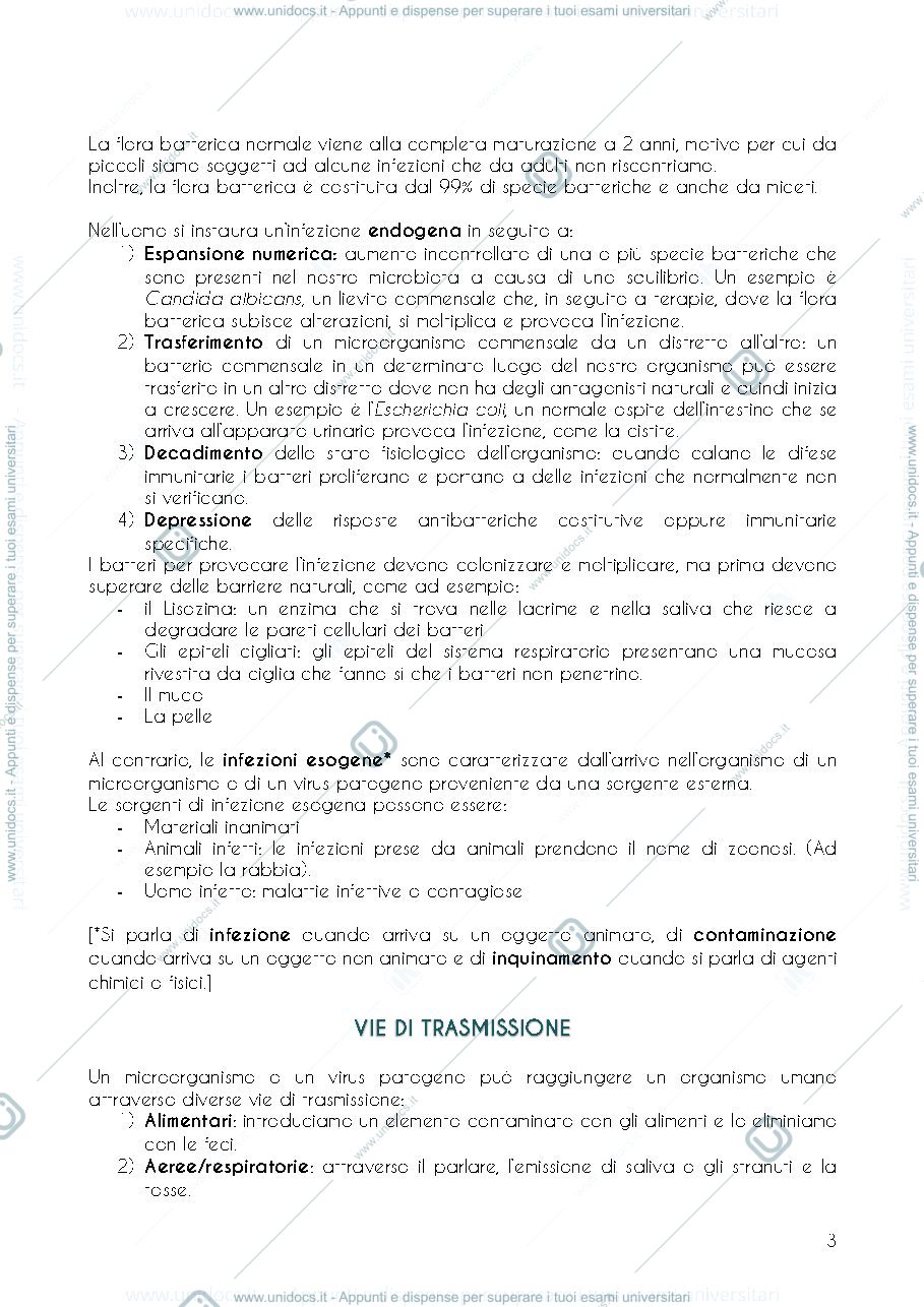 Anteprima pagina 4 — Microbiologia (integrale)