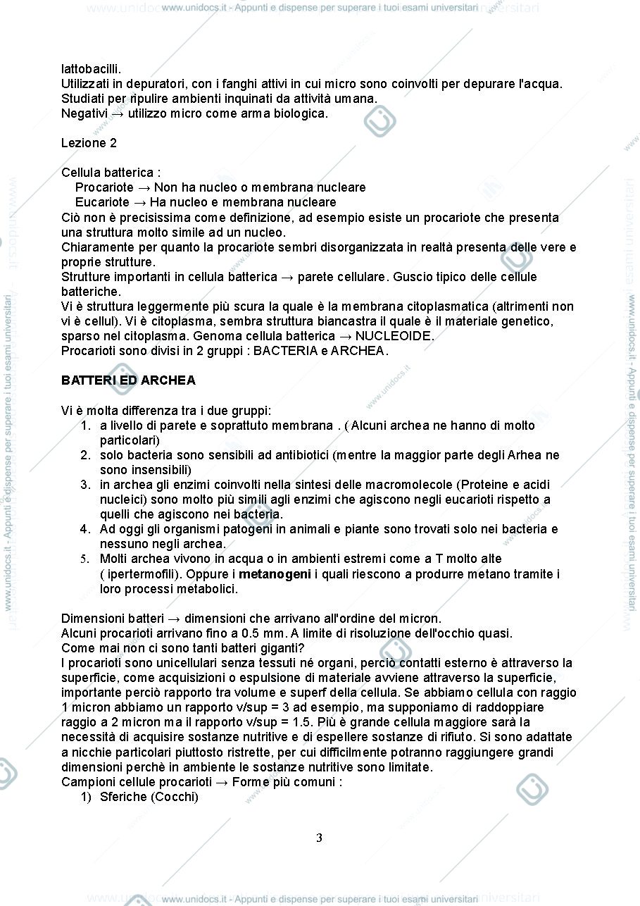 Anteprima pagina 3 — Microbiologia con Laboratorio