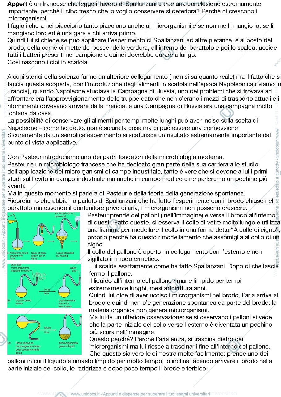 Anteprima pagina 3 — sbobine Microbiologia con laboratorio 