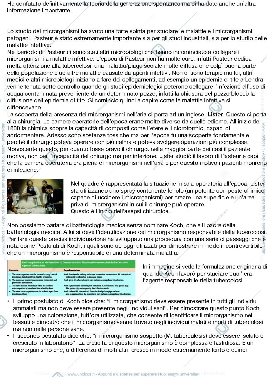 Anteprima pagina 4 — sbobine Microbiologia con laboratorio 