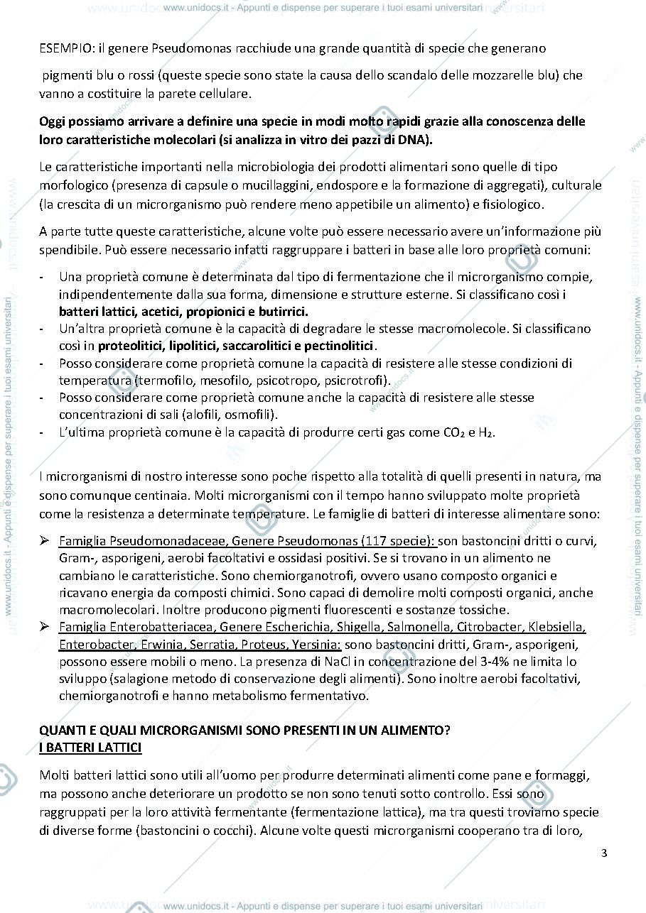 Anteprima pagina 3 — Microbiologia del alimenti