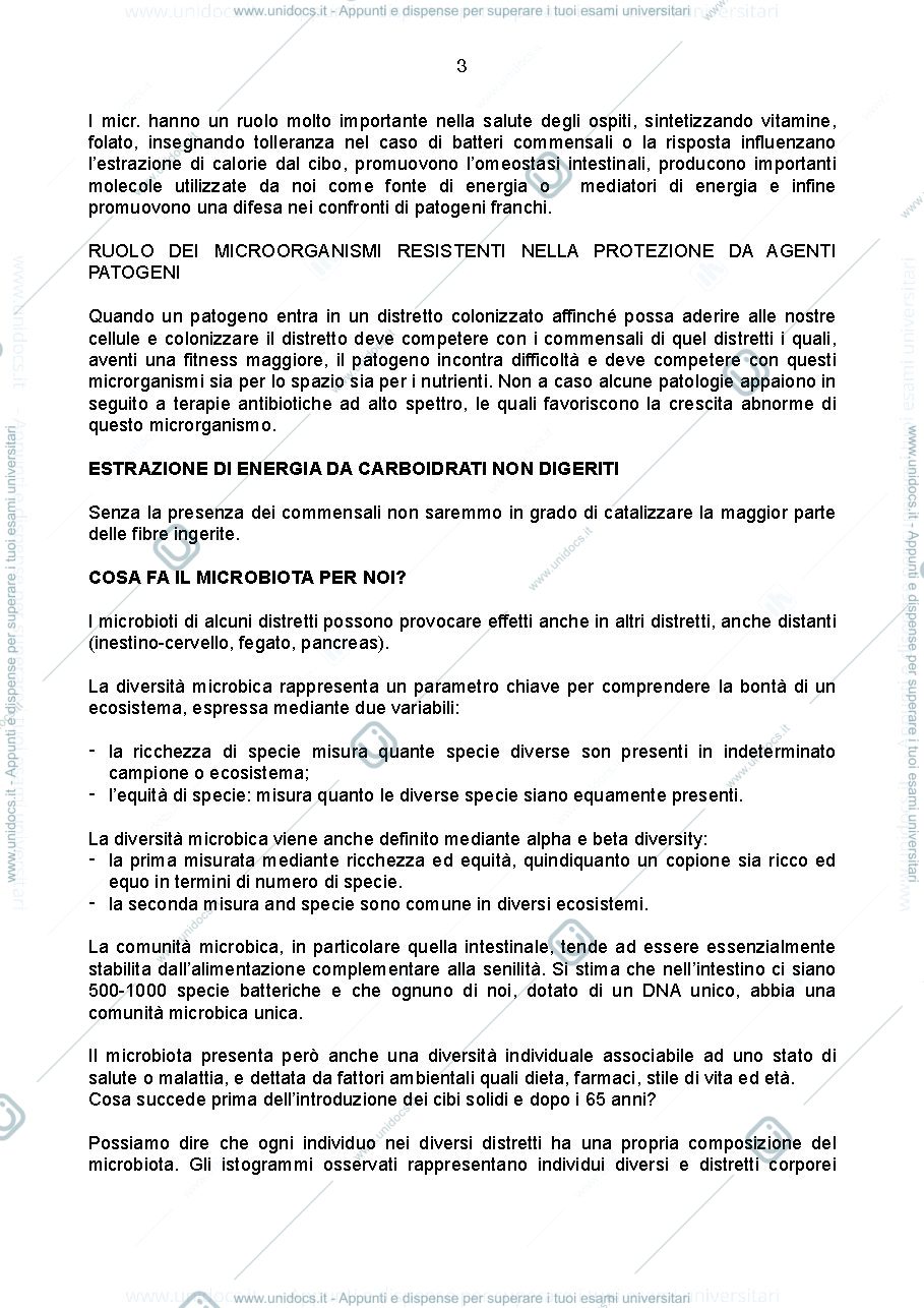 Anteprima pagina 3 — Microbiologia - Appunti di lezionI