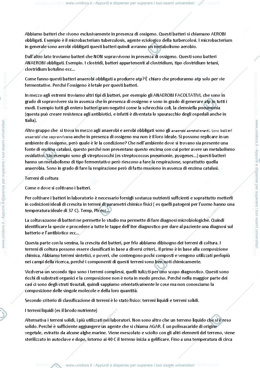 Anteprima pagina 2 — Sbobinatura lezione 22/03/2022 microbiologia generale