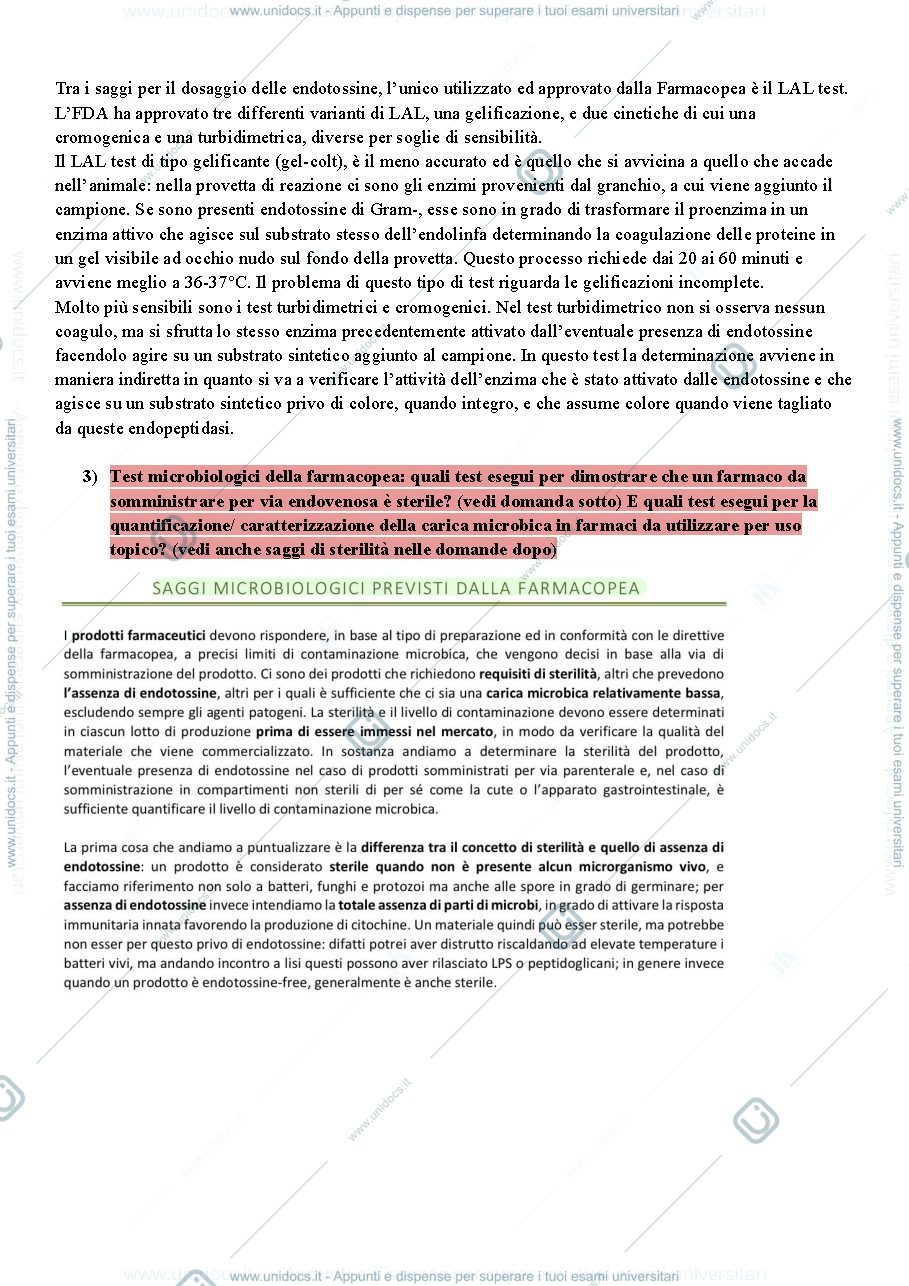Anteprima pagina 2 — Esame microbiologia