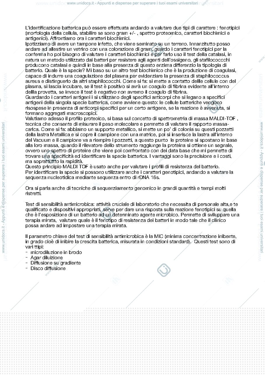 Anteprima pagina 1 — Microbiologia