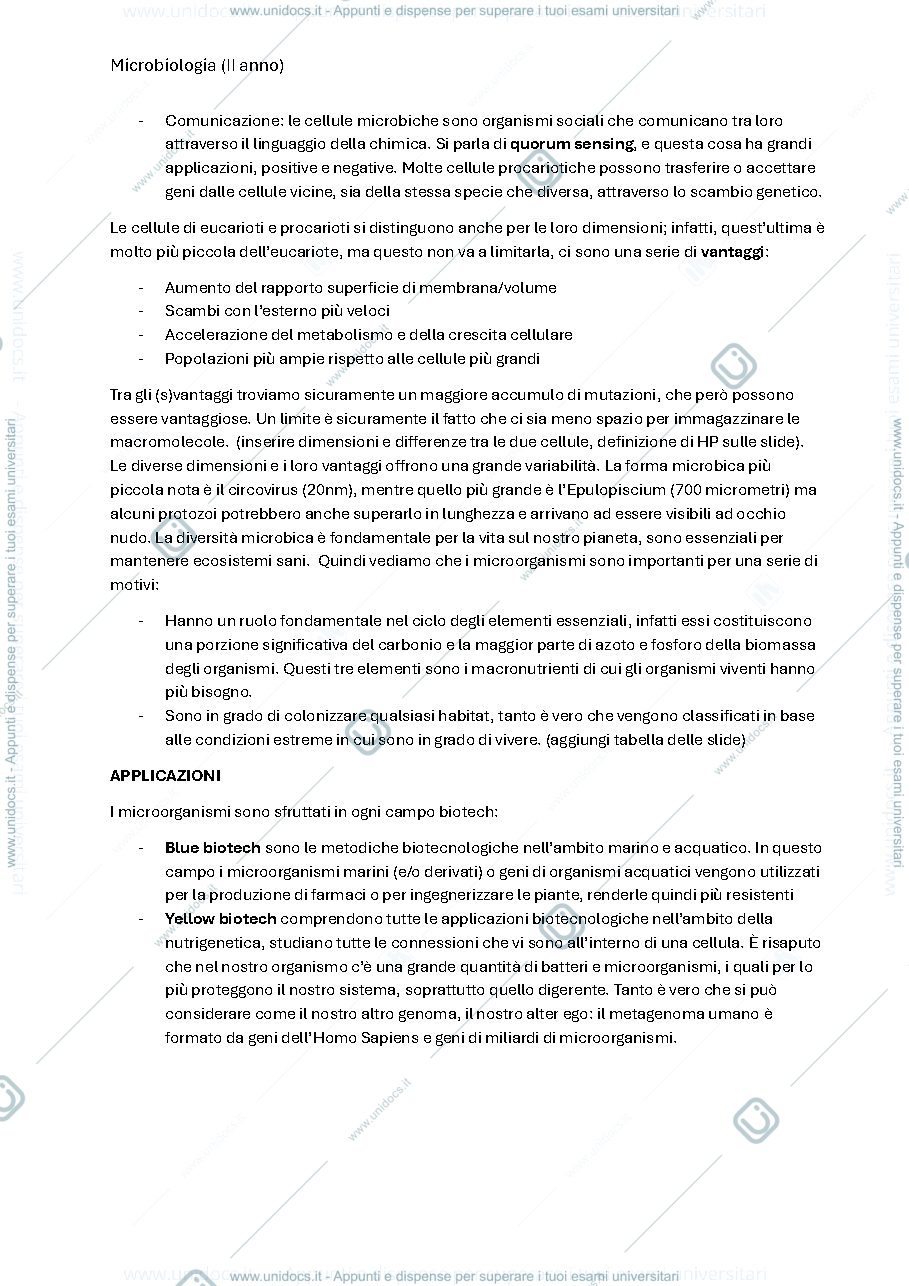 Anteprima pagina 2 — Microbiologia generale