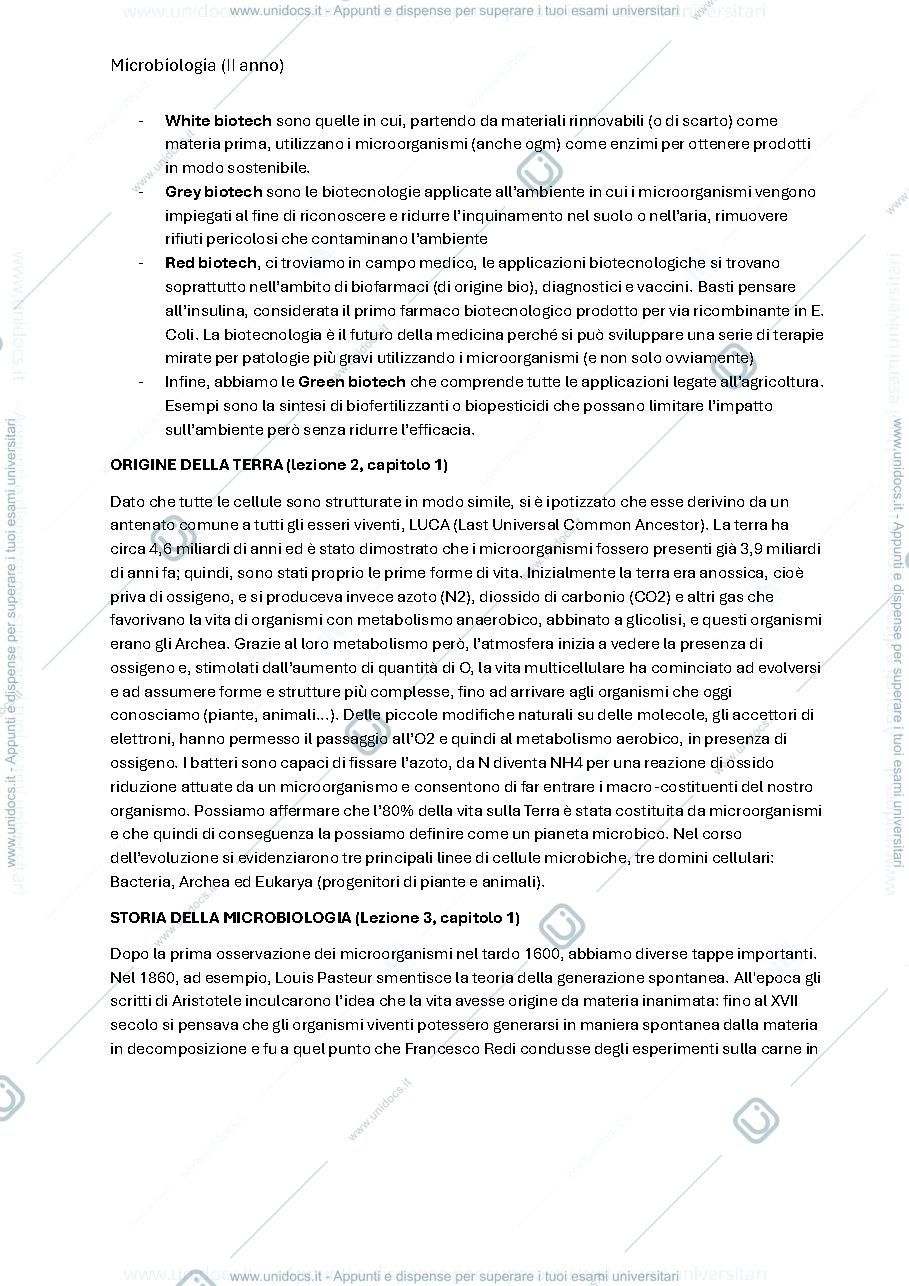 Anteprima pagina 3 — Microbiologia generale