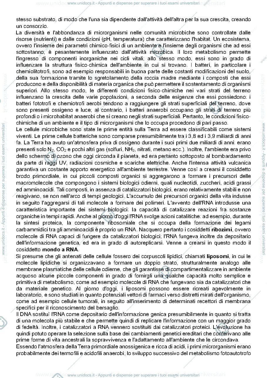 Anteprima pagina 3 — Appunti microbiologia