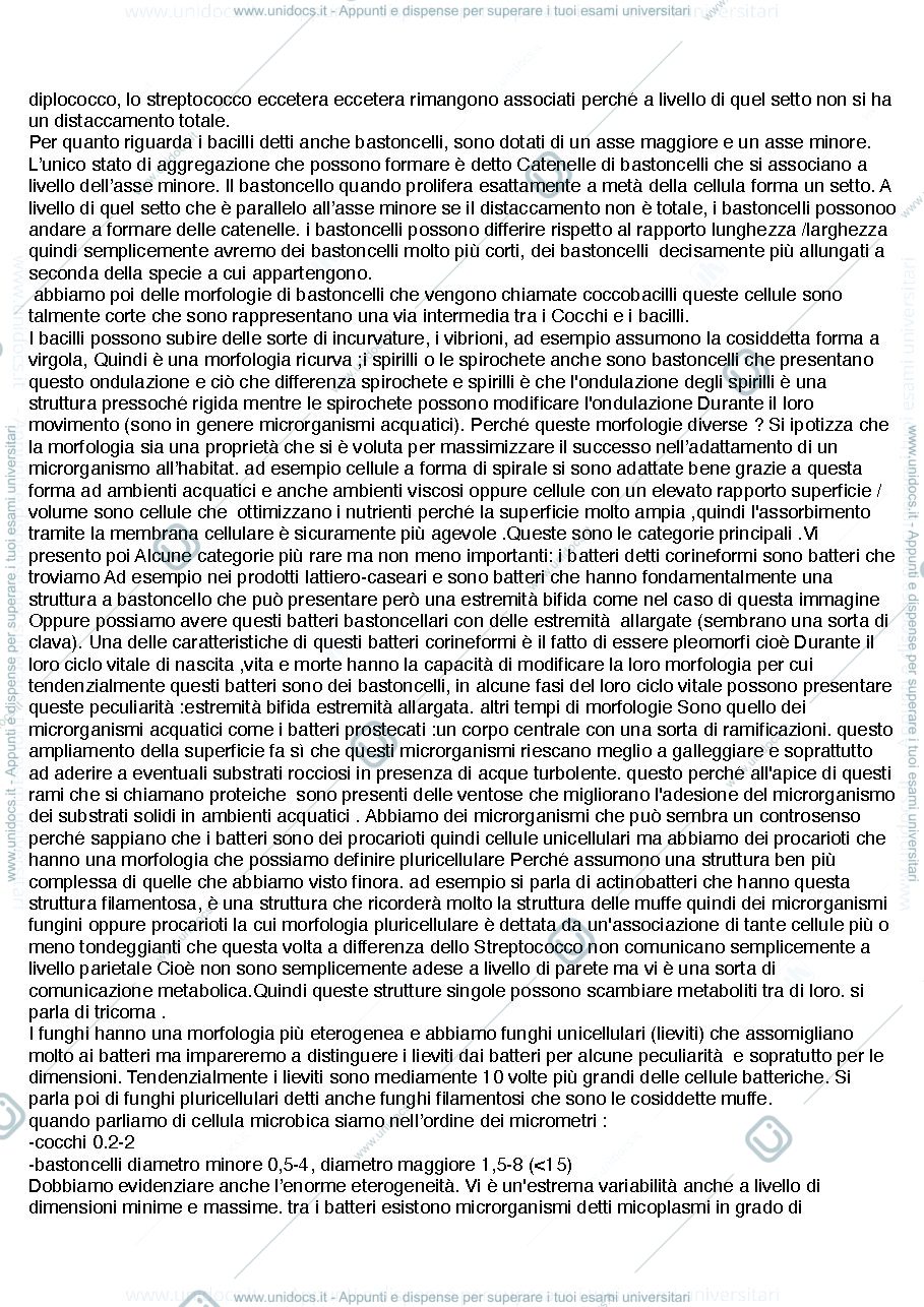 Anteprima pagina 3 — Microbiologia generale