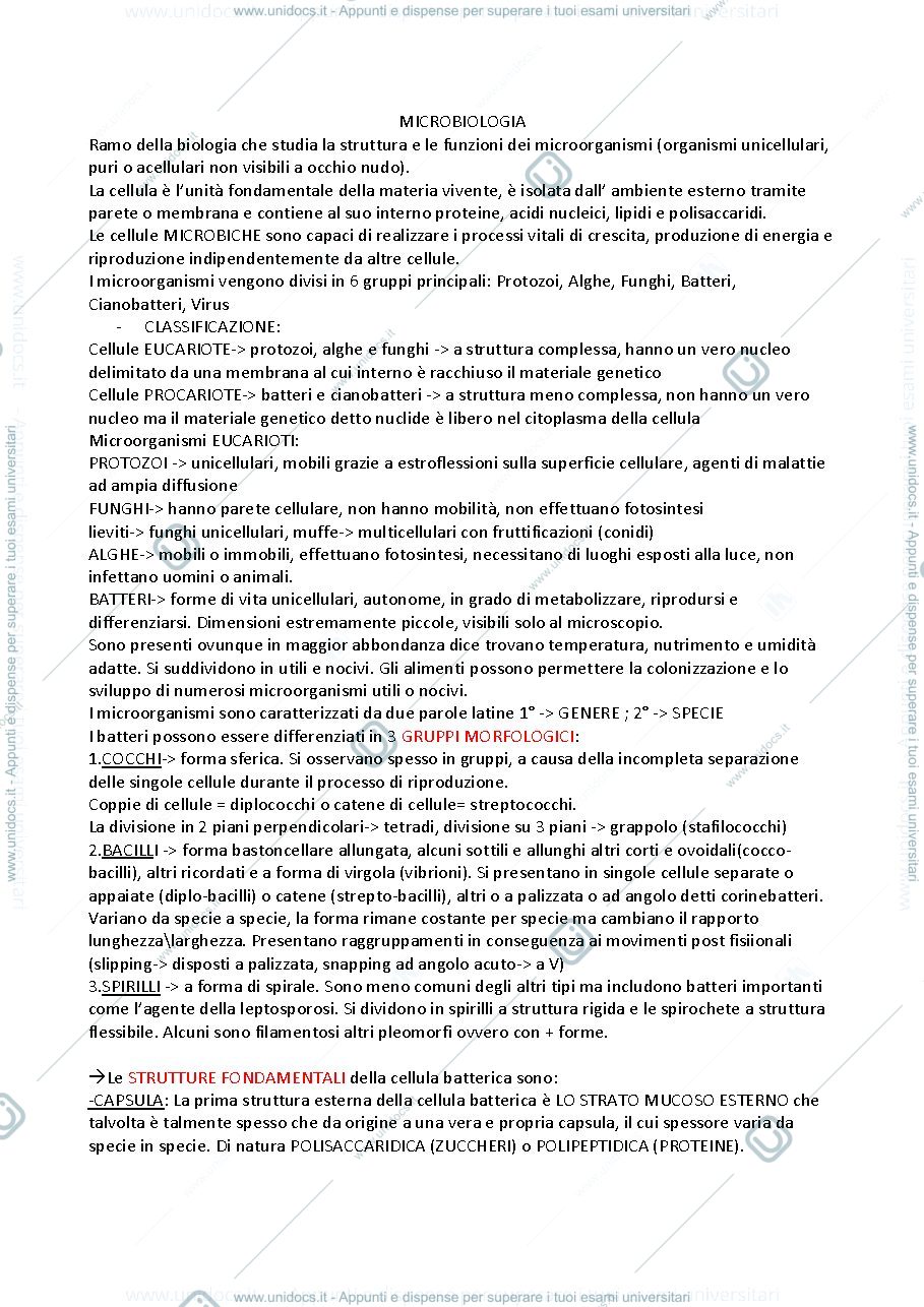 Anteprima pagina 1 — Microbiologia TAAEC