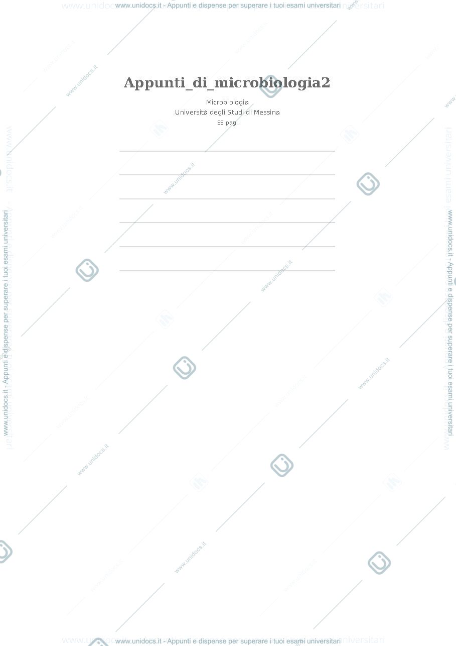 Anteprima pagina 1 — microbiologia