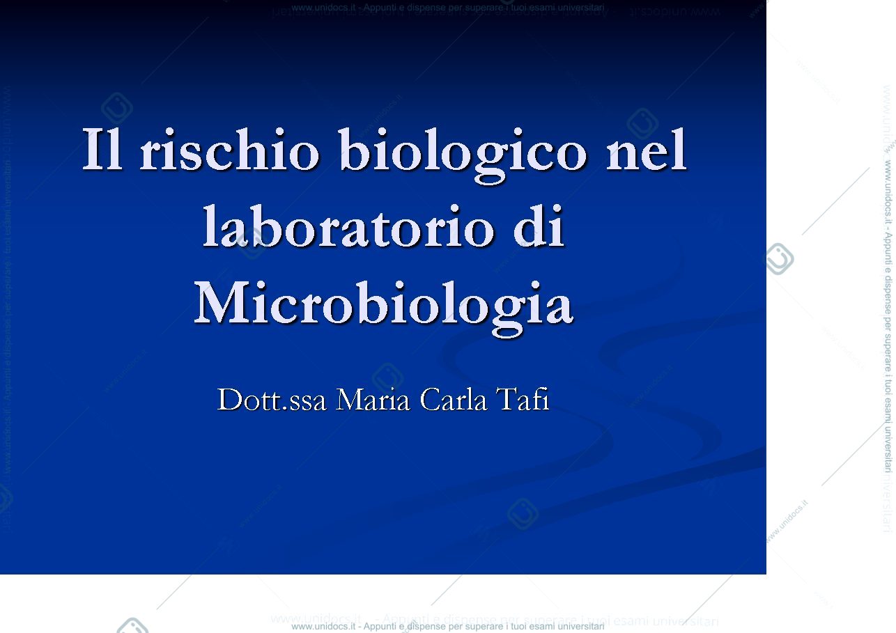 Anteprima pagina 1 — sicurezza nel laboratorio