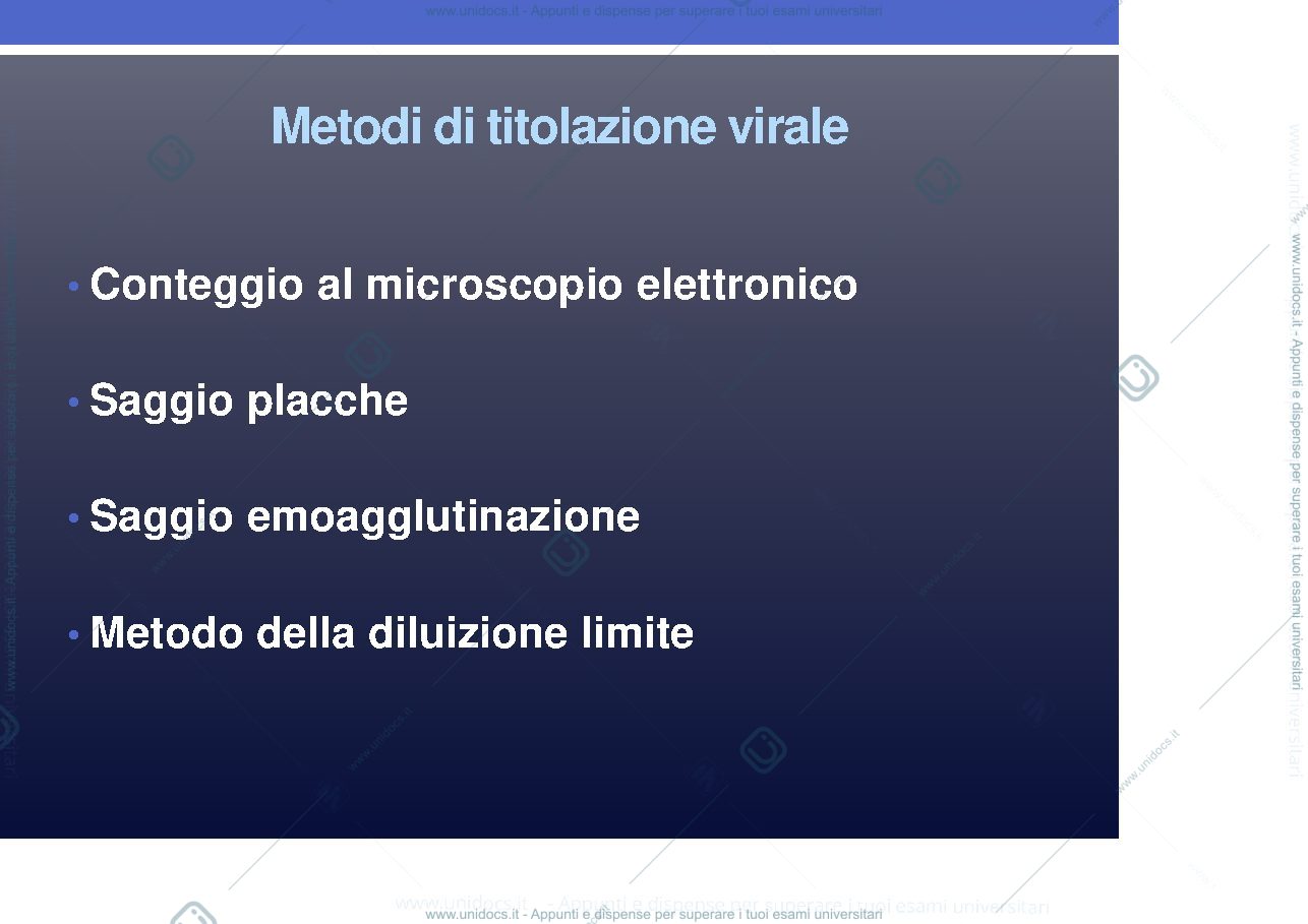 Anteprima pagina 3 — titolazione dei virus