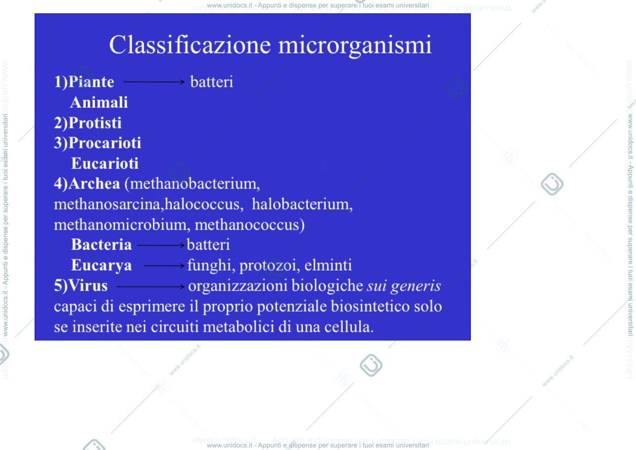 Anteprima pagina 3 — Microbiologia slide ppt