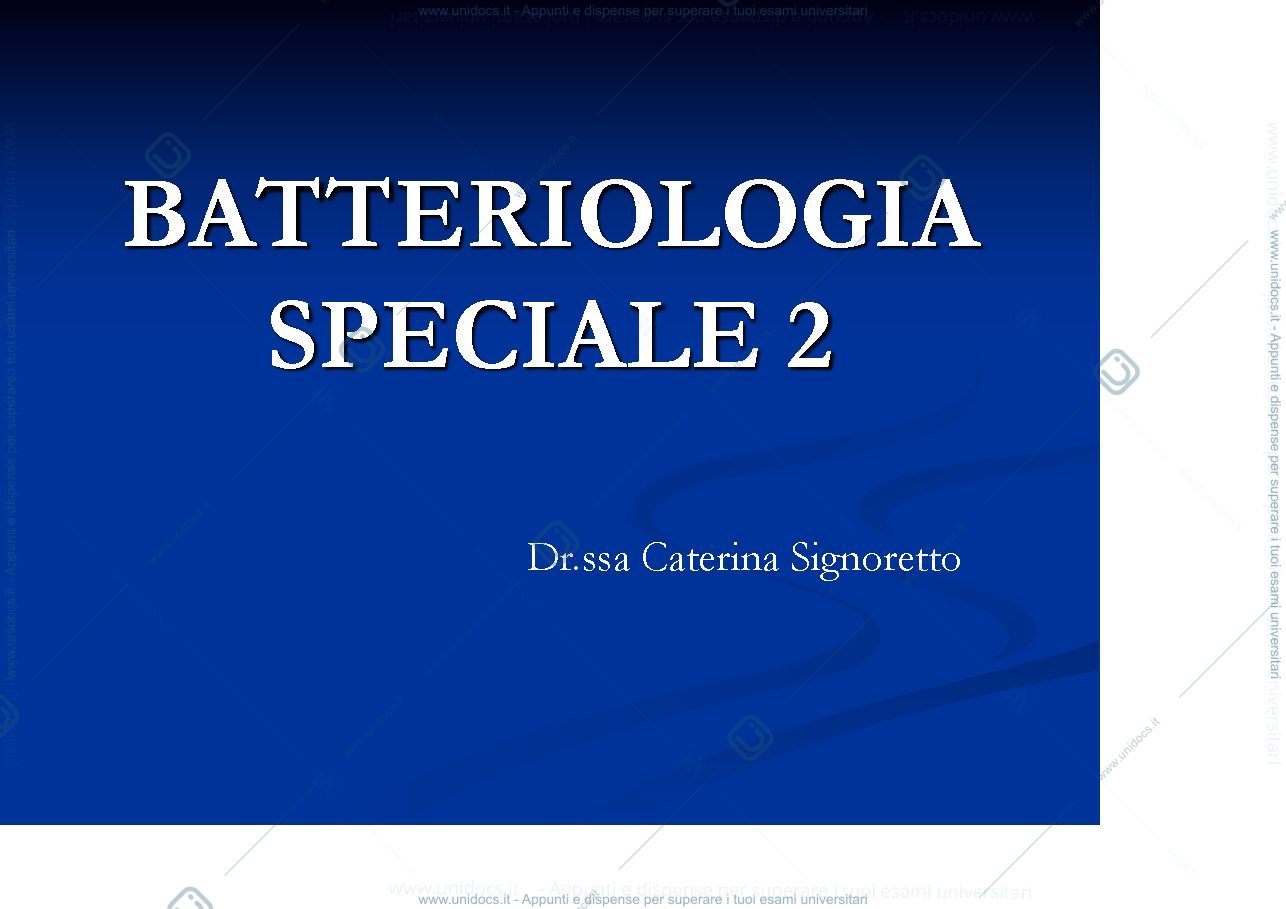 Anteprima pagina 1 — batteriologia 2
