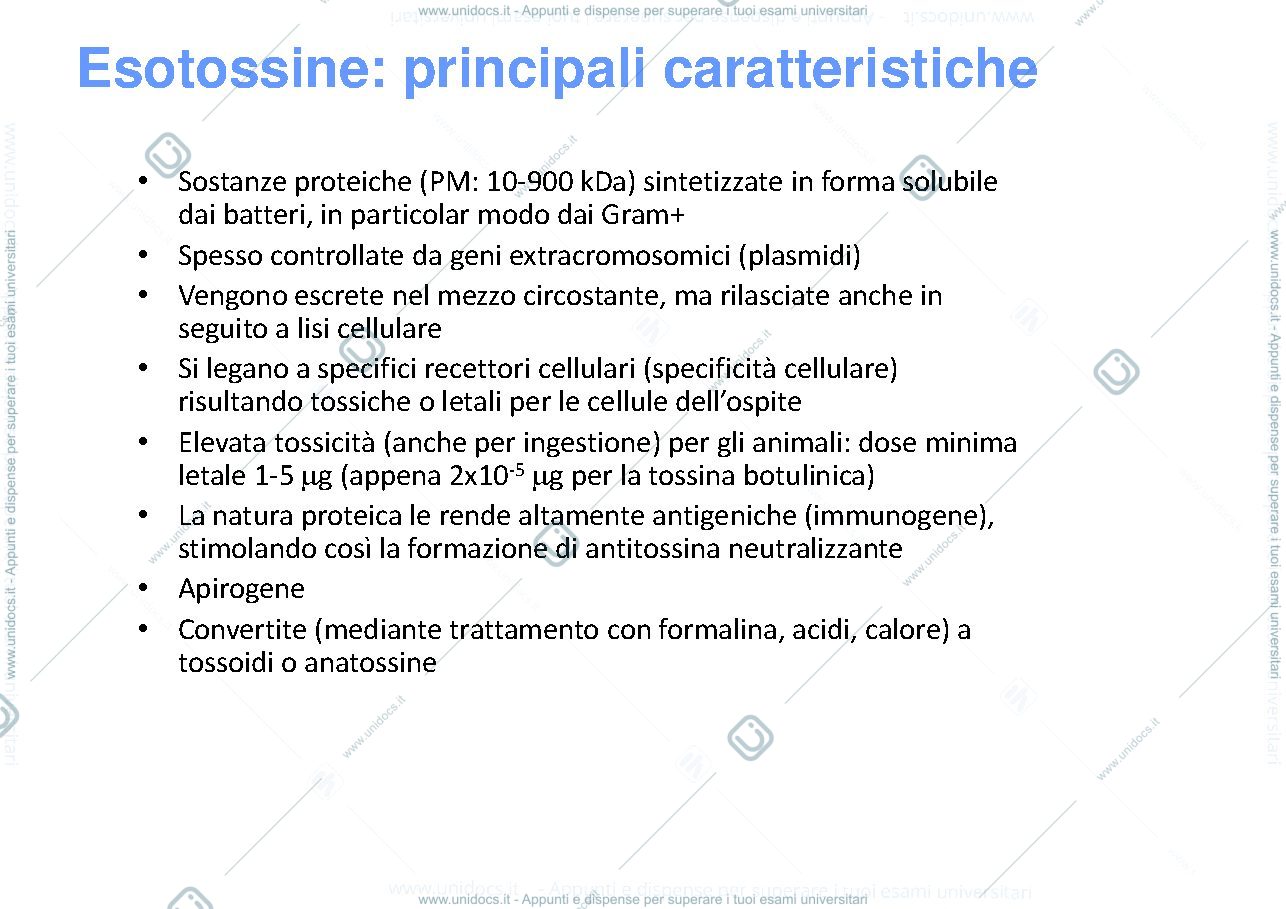 Anteprima pagina 3 — tossine batteriche