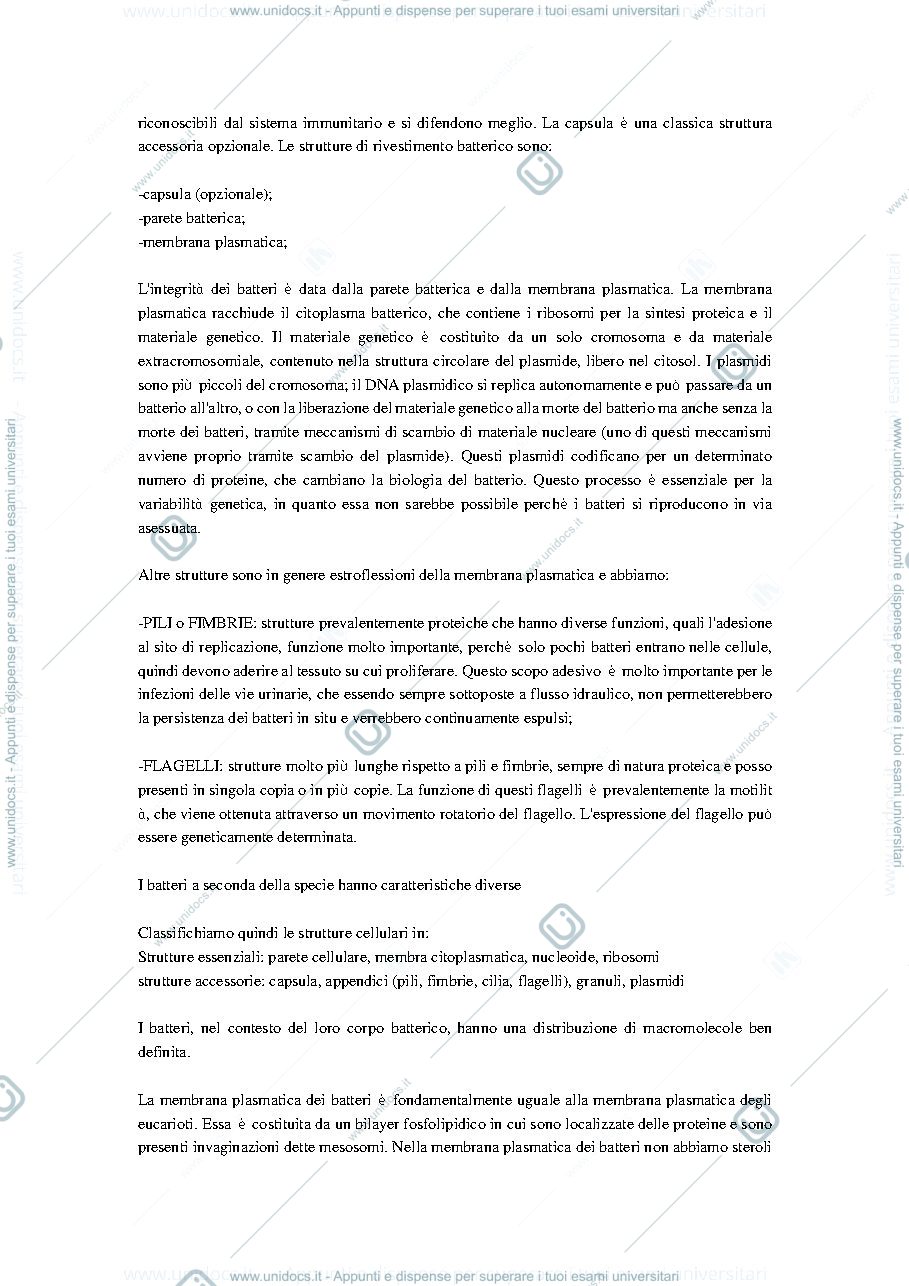 Anteprima pagina 4 — Microbiologia dispensa 