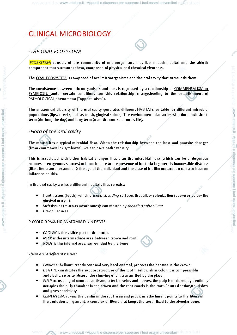 Anteprima pagina 1 — Clinical microbiology