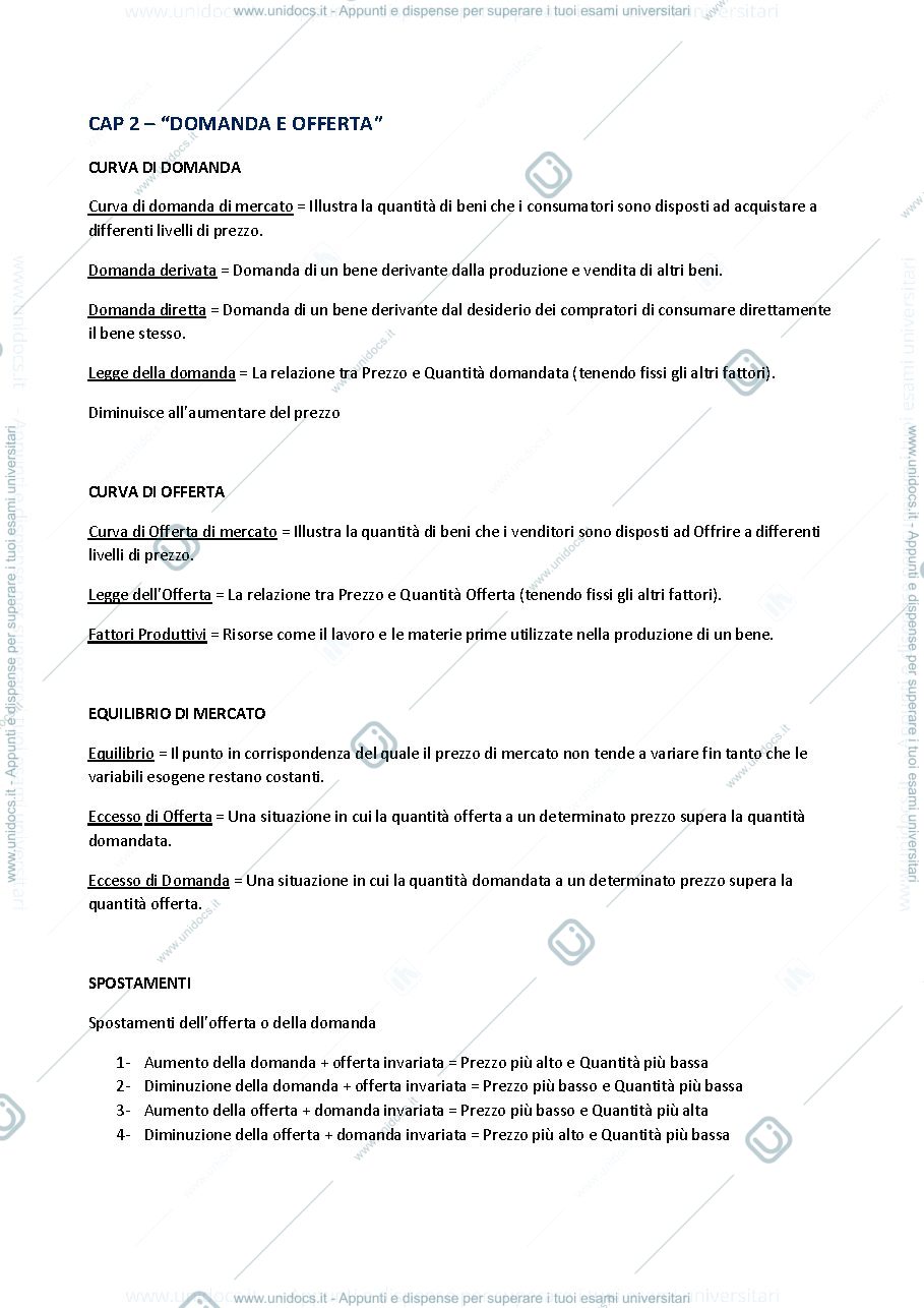 Anteprima pagina 2 — Microeconomia I