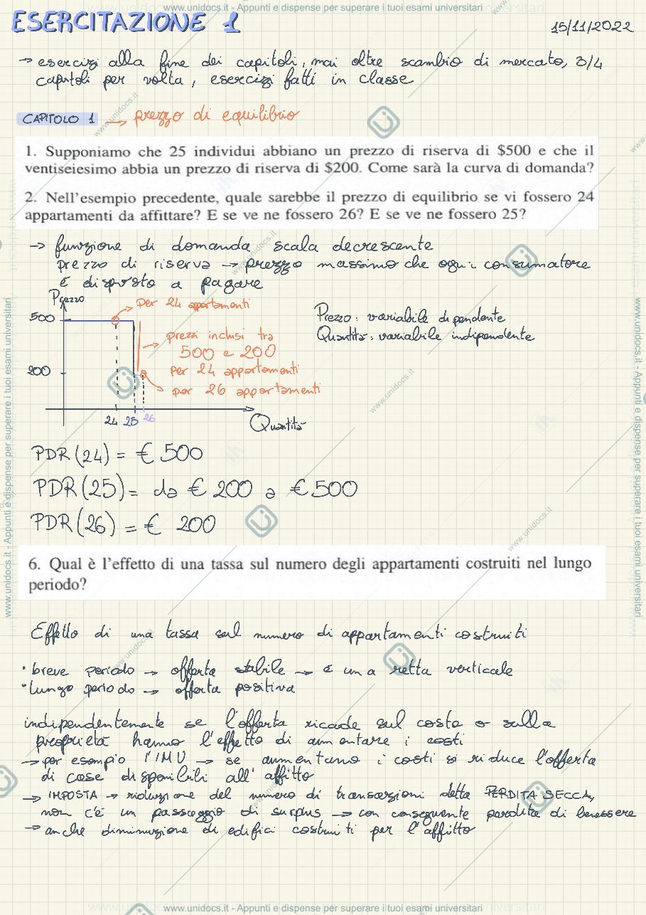 Anteprima pagina 3 — Esercitazioni di Microeconomia