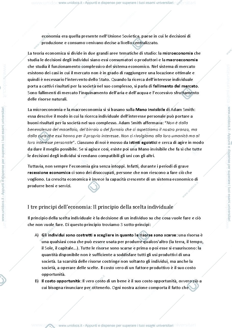 Anteprima pagina 2 — Microeconomia 