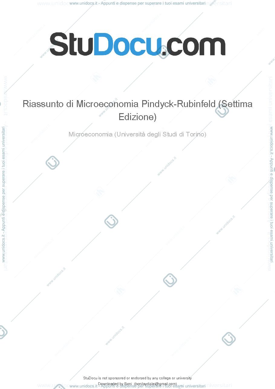 Anteprima pagina 1 — Microeconomia Pindyck Rubinfeld 7ed