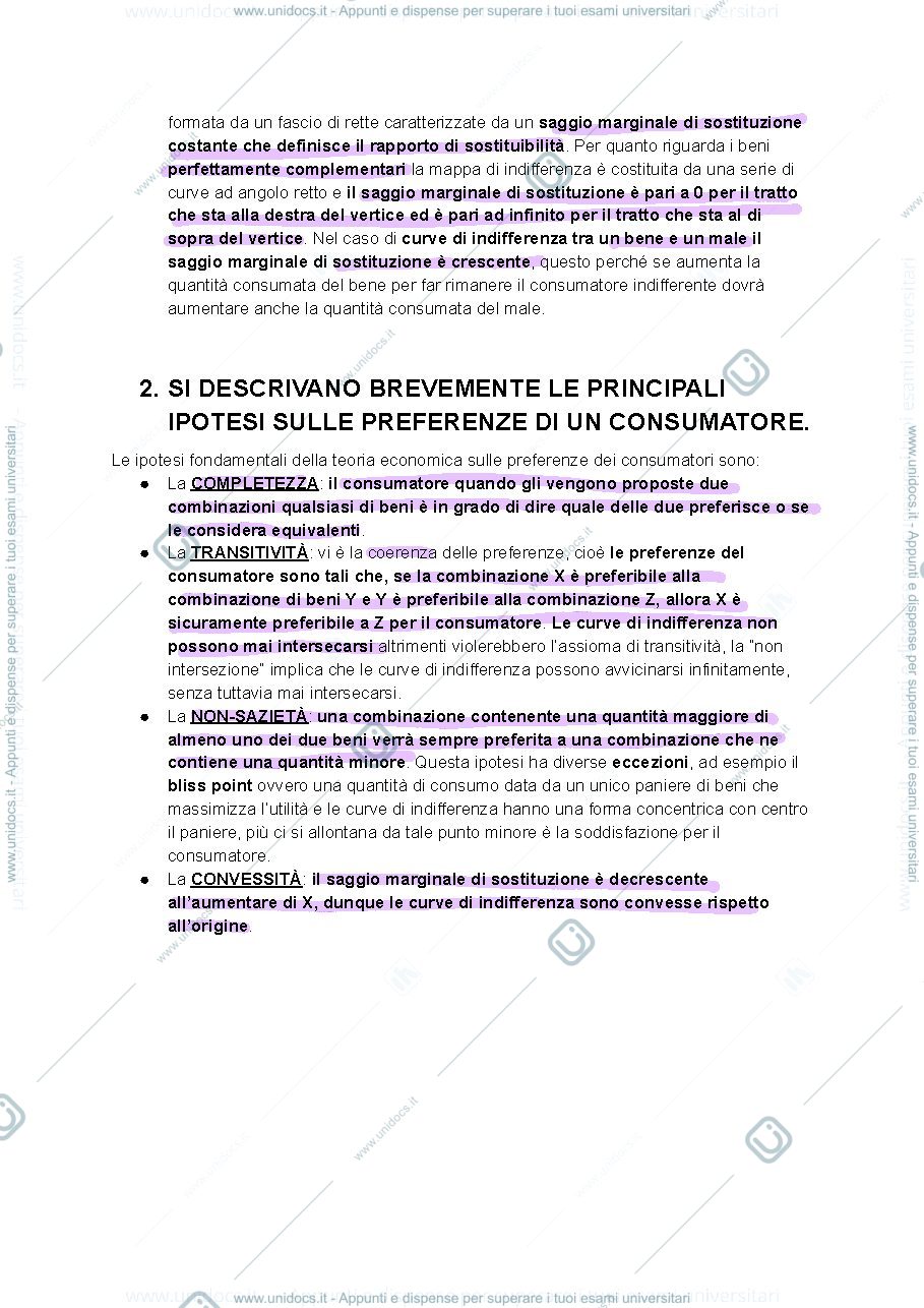 Anteprima pagina 2 — Domande microeconomia 