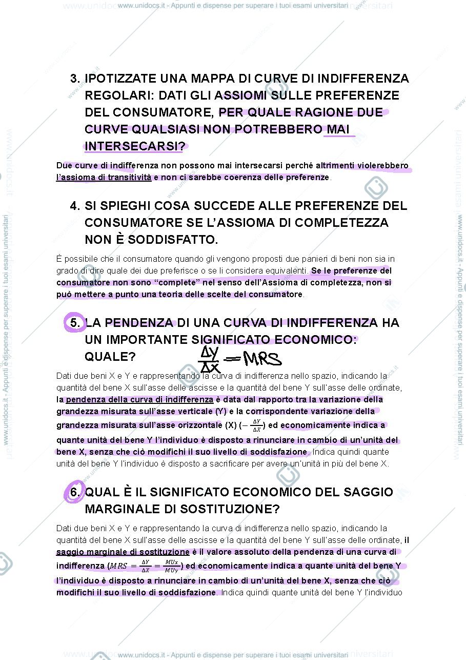 Anteprima pagina 3 — Domande microeconomia 