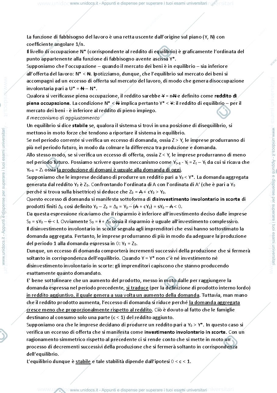 Anteprima pagina 3 — Appunti macroeconomia 