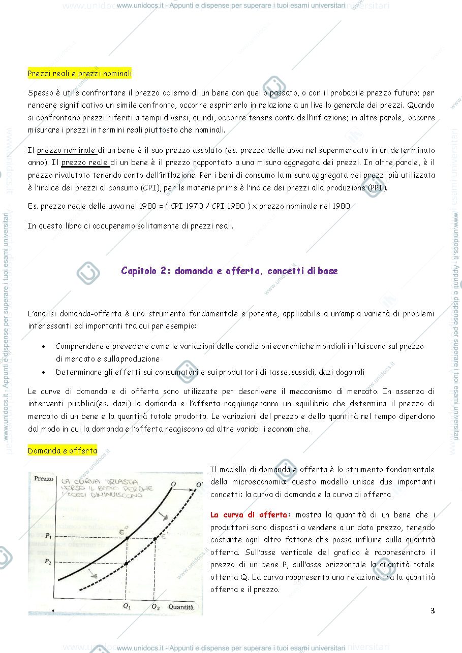 Anteprima pagina 3 — Appunti microeconomia