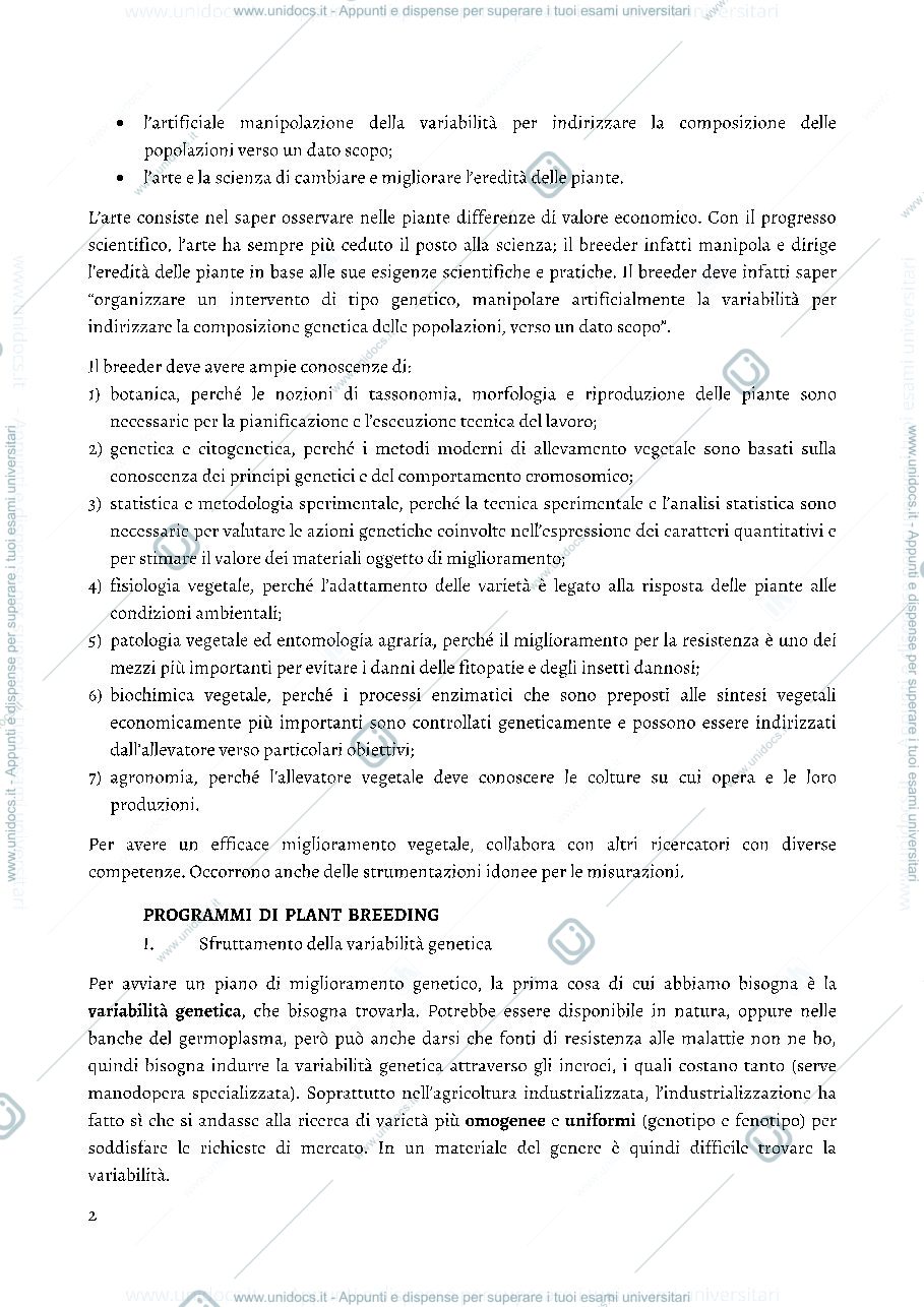 Anteprima pagina 2 — Miglioramento Genetico