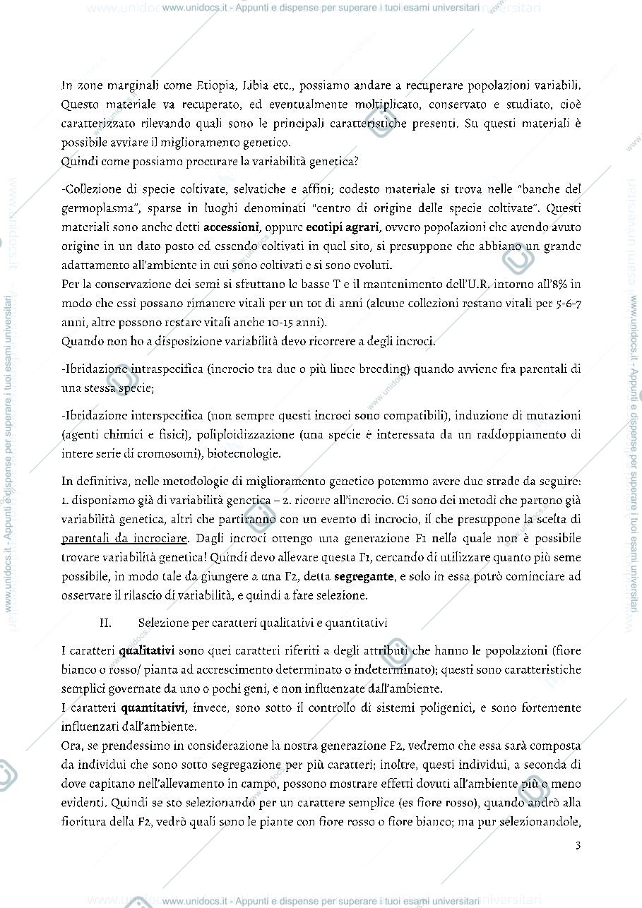 Anteprima pagina 3 — Miglioramento Genetico