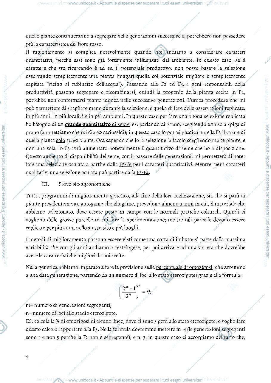 Anteprima pagina 4 — Miglioramento Genetico