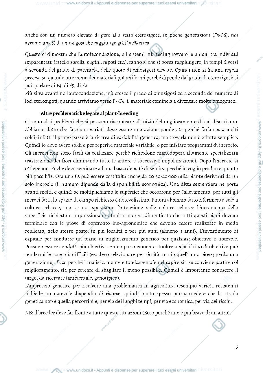 Anteprima pagina 5 — Miglioramento Genetico