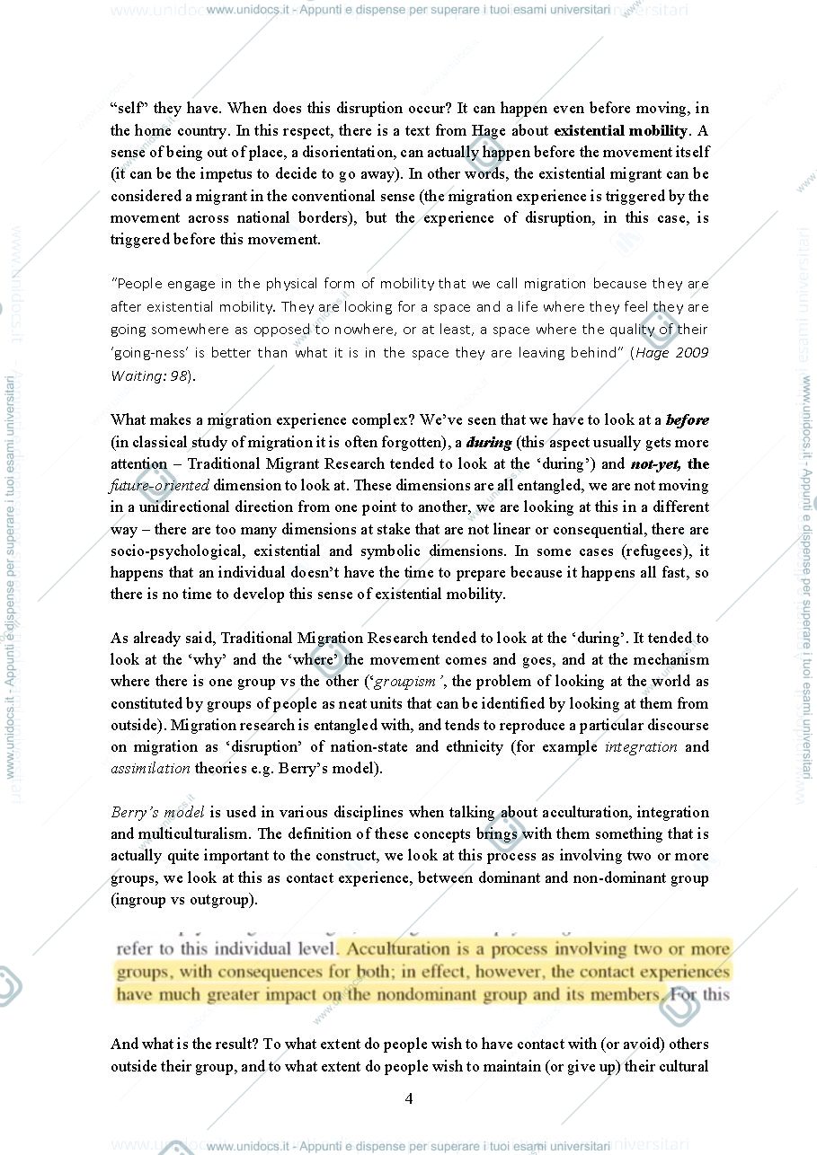Anteprima pagina 4 — Lecture notes of unit 1 of "Migrations, Diversity and Non-discrimination"