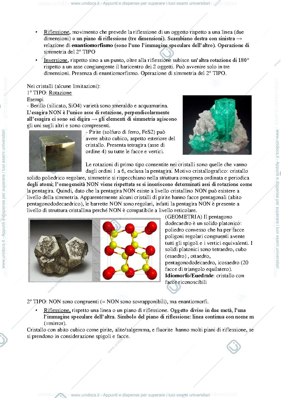 Anteprima pagina 3 — Prima Parte Mineralogia