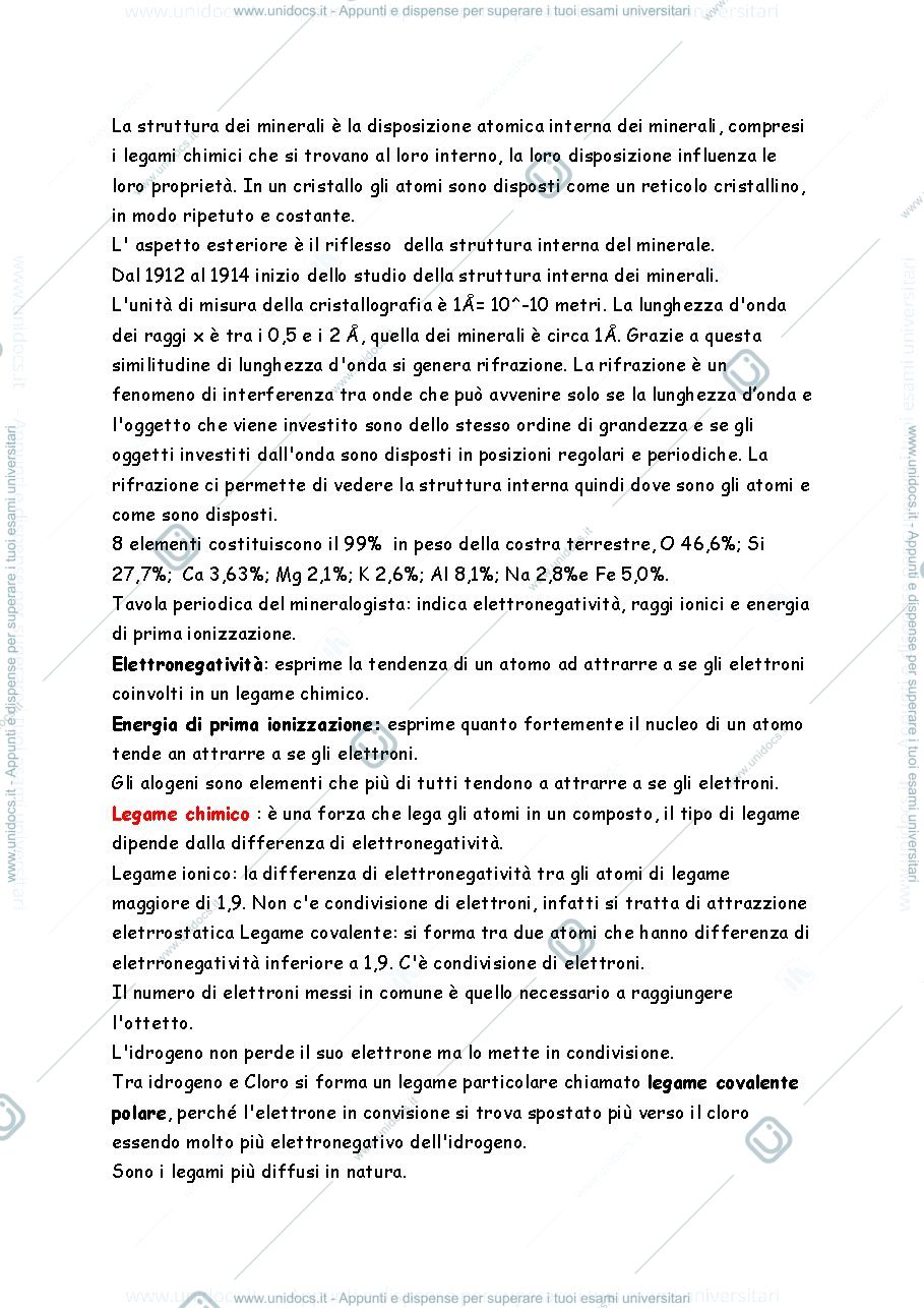 Anteprima pagina 2 — mineralogia teoria
