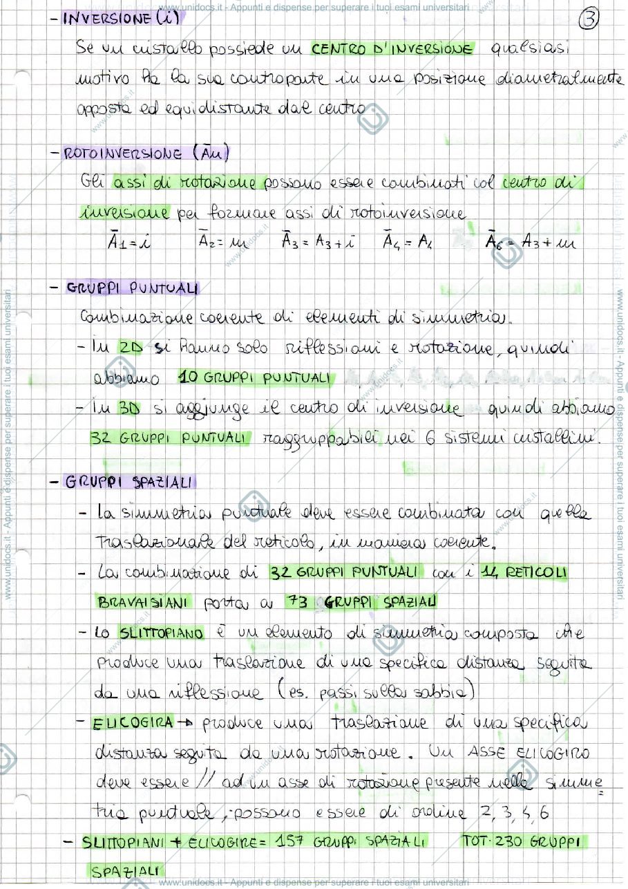 Anteprima pagina 3 — Dispensa di Mineralogia