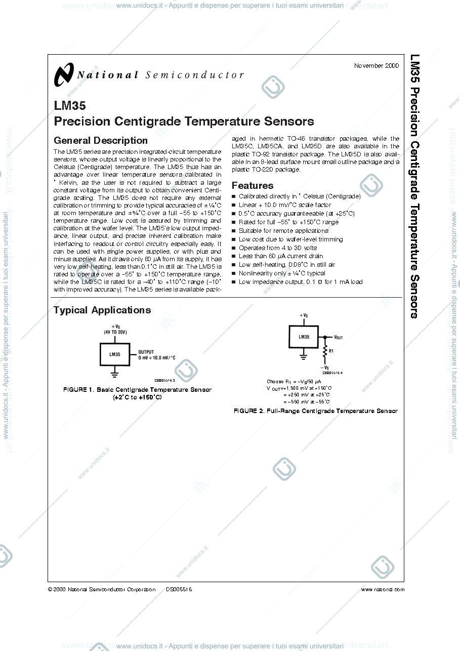 Anteprima pagina 1 — 8.S.LM135_datasheet sensore integrato lezioni prof: Norgia