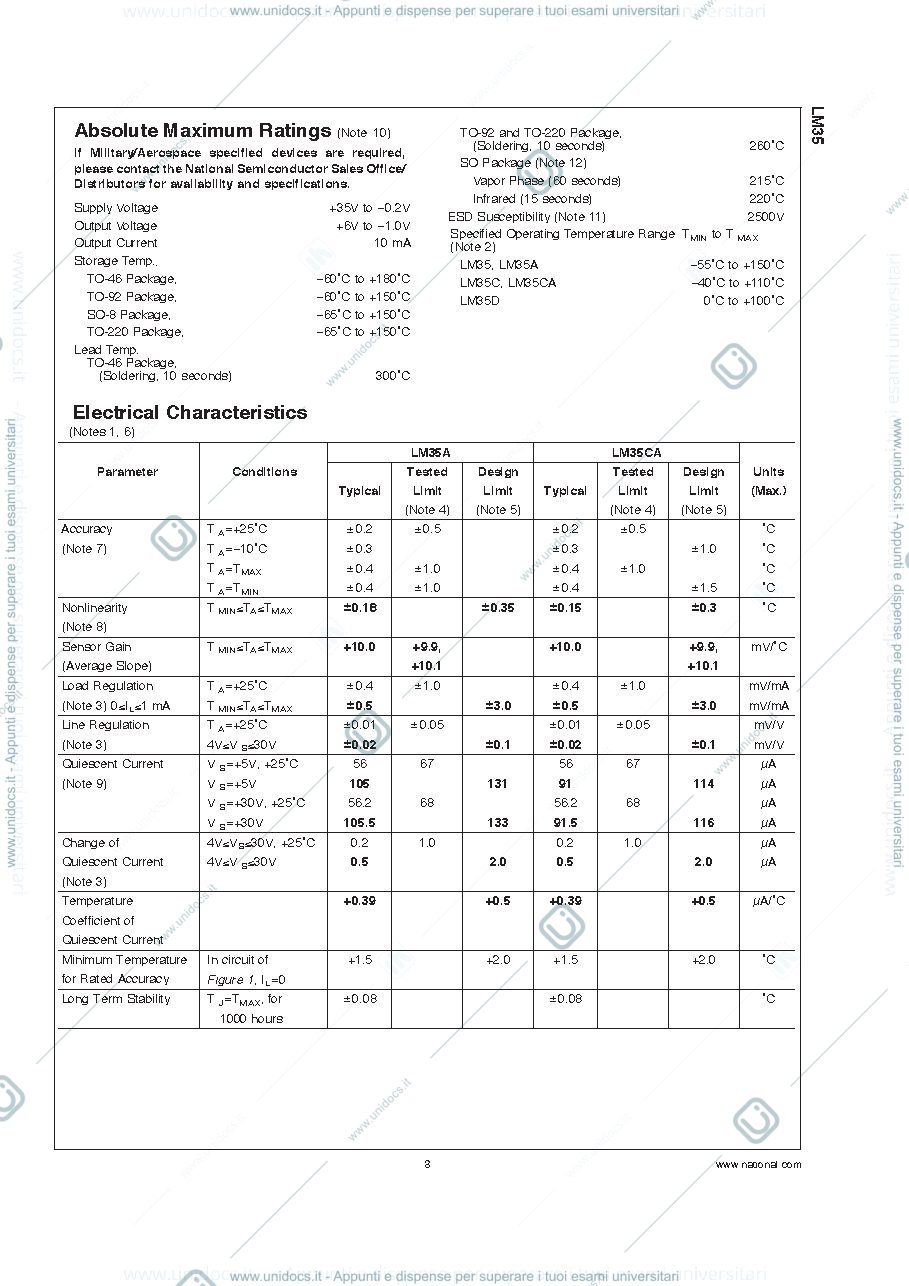 Anteprima pagina 3 — 8.S.LM135_datasheet sensore integrato lezioni prof: Norgia