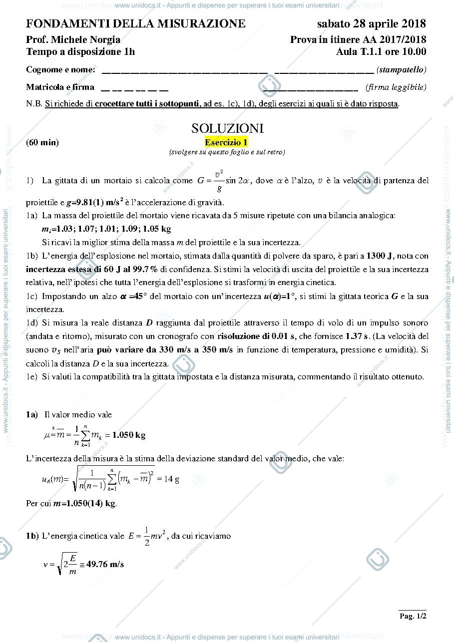 Anteprima pagina 1 — 180428-FM esami prof: Norgia