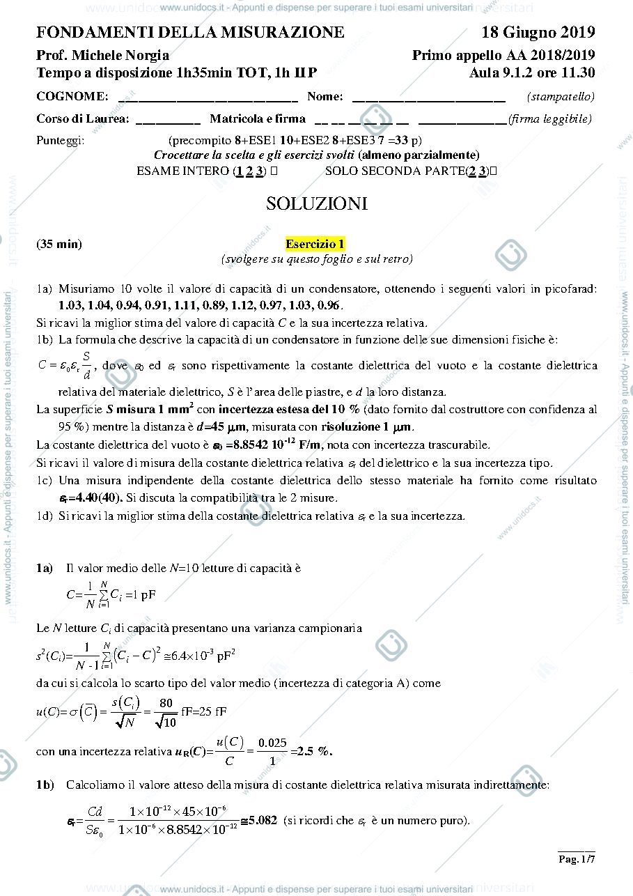 Anteprima pagina 1 — 190618-FM esami prof: Norgia