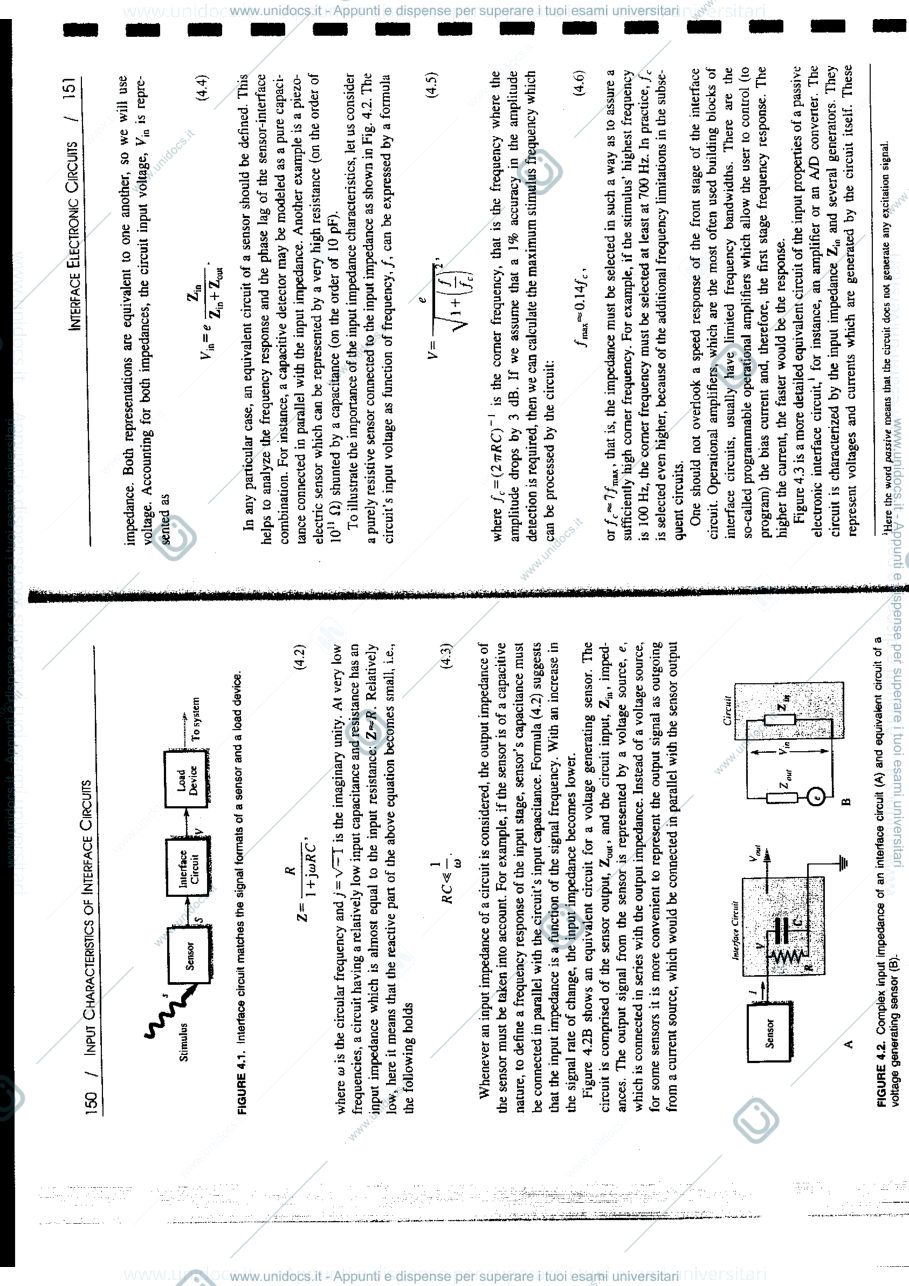 Anteprima pagina 2 — elettronica di condizionamento lezioni prof: Norgia