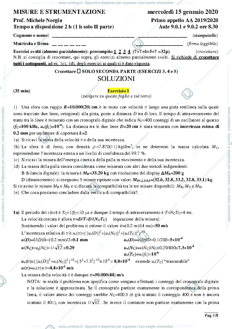 Anteprima pagina 1 — 200115-MA esami prof: Norgia