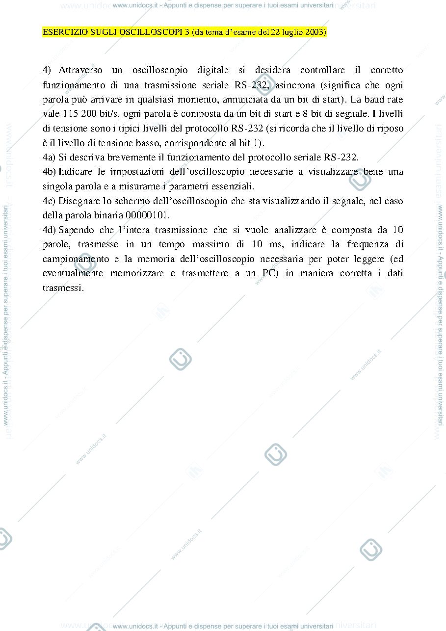 Anteprima pagina 1 — esercizio OSC RS232 esercizi prof: Norgia