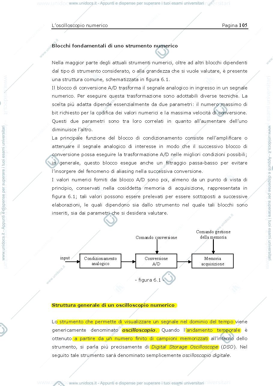 Anteprima pagina 2 — Oscilloscopio_digitale altra spiegazione più completa lezioni prof: Norgia