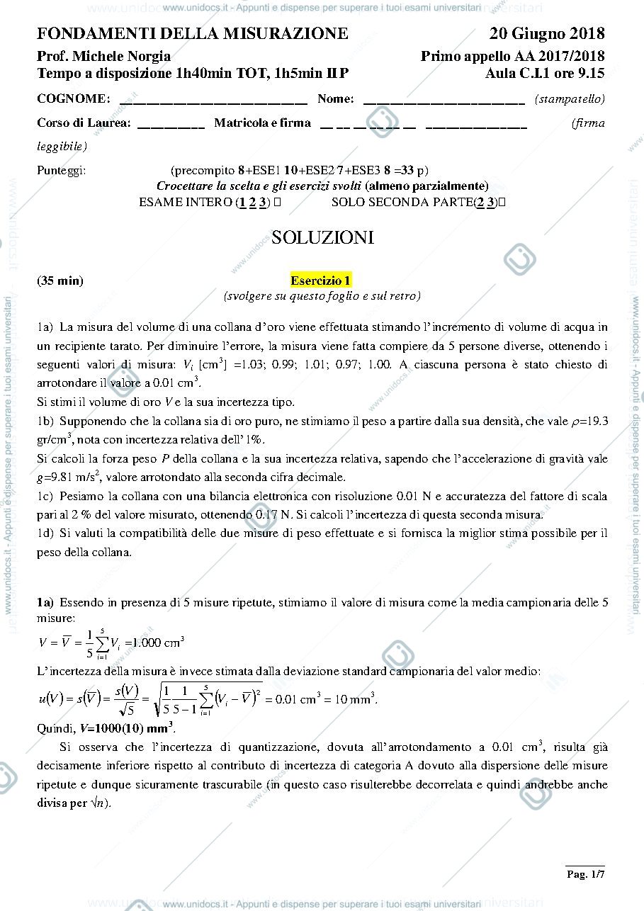 Anteprima pagina 1 — 180620-FM esami prof: Norgia