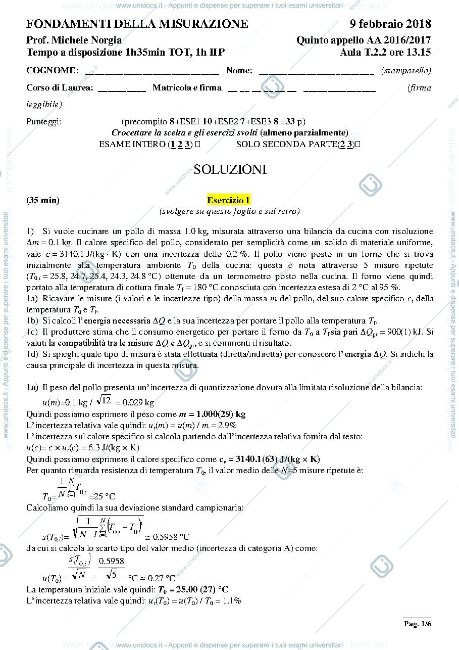 Anteprima pagina 1 — 180209-FM esami prof: Norgia